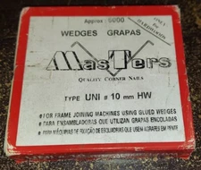 Masters V-Nails / Wedges Grapas (Cassese) Hardwood-Type UNI #10 HW