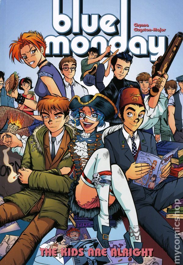 Blue Monday TPB 1st Edition #1-REP VF 2001 Stock Image