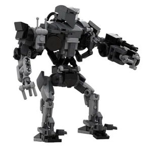 MOC RoboCop 2 Cain Model Plastic Building Toys 1990 Movies Robots Bricks 262PCS