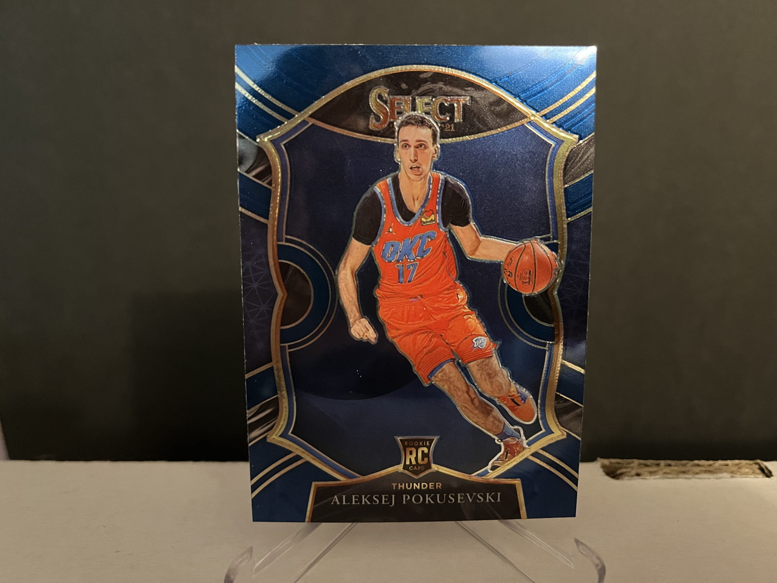 2020-21 NBA Panini Select Basketball Aleksej Pokusevski #77 Base Rookie Card