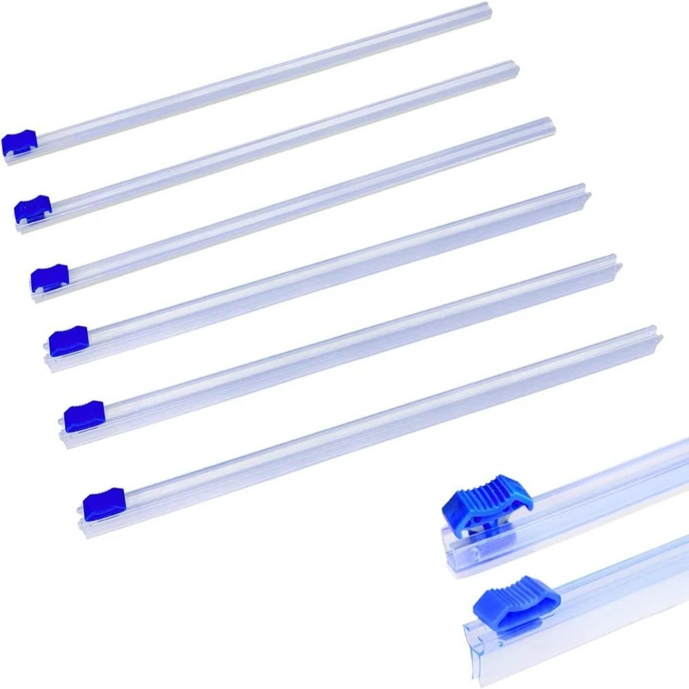 6pcs 13 Inch Plastic Wrap Cutter Blue Cling Film Cutter Restaurant