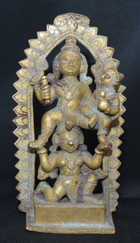 Lakshmi Narayana on Garuda Vishnu Hindu 4.5"+