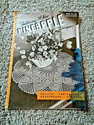 Featuring 14 New Pineapple Designs Clarks O.N.T. Book No 230 Vintage 1946