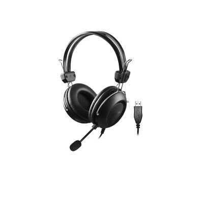 A4Tech Kopfhörer HU-35 Stereo USB Schwarz