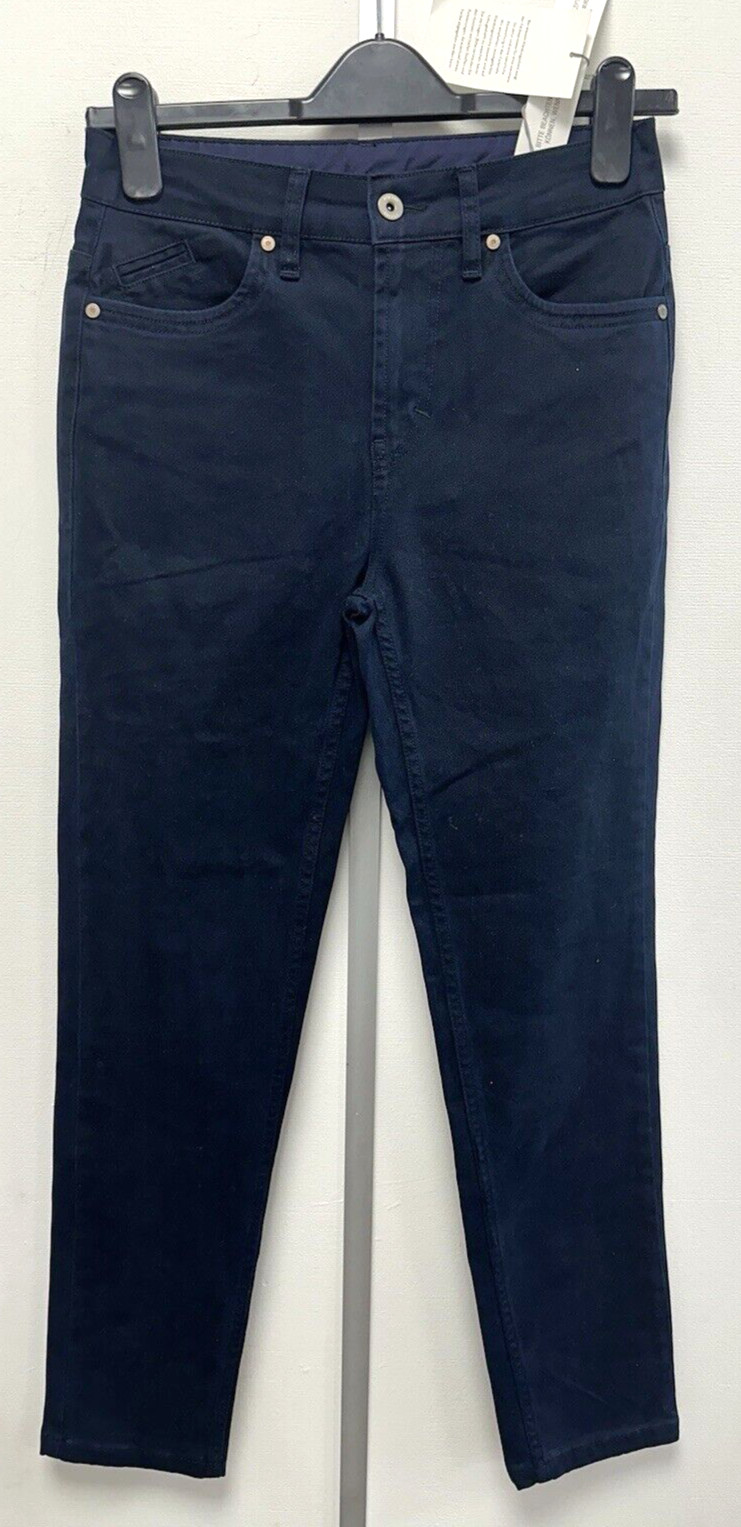 NEW! Poetry UK6 Eu34 US2 ink blue straight leg jeans with stretch