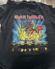 2013 o2 Arena Iron Maiden England Seventh Son Shirt XL London Dome Riggs UNWORN