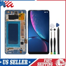 LCD Touch Screen Display Assembly For Samsung Galaxy S10plus SM-G975 G975U Frame