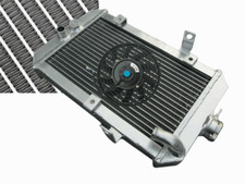 ALUMINUM Radiator+Fan pour ATV YAMAHA Raptor 660 YFM660 YFM660R 2001-2005