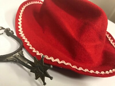 Vintage Cowboy Cowgirl Red Hat Jessie 