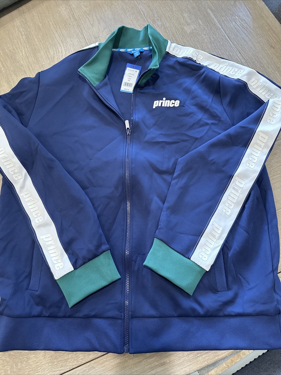 ジャケット・アウター SpadaFCRB 21aw TOUR WARM UP JACKET XL Prince Pickleball Men's Zip-Front Warm-Up Jacket Navy Blue