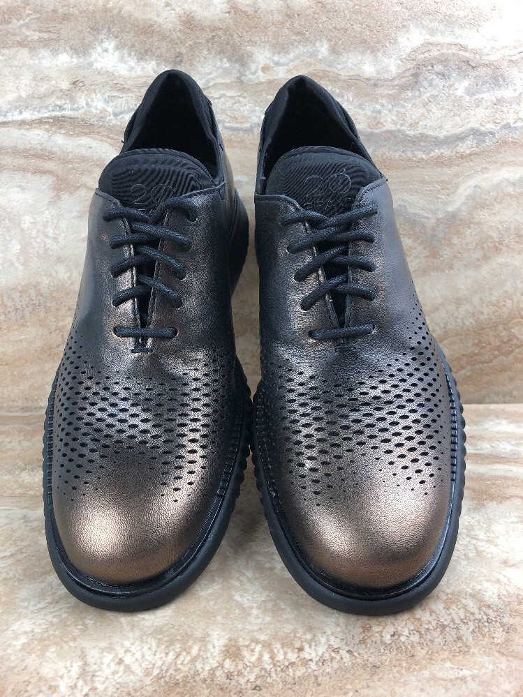 Cole Haan 2.Zerogrand Dress Shoes Metallic Bronze Black Cole Haan 2.Zerogrand Laser Wingtip Oxford - Free Shipping | DSW main image 4
