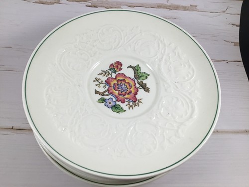 TAPESTRY TMD440 modello piattini colore crema SOLO 5 WEDGWOOD porcellana