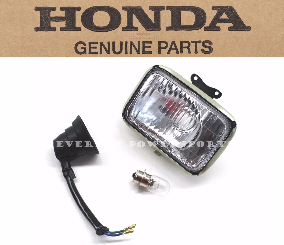 New Genuine Honda Headlight Lens Bulb XR200R XR250R XR600R OEM