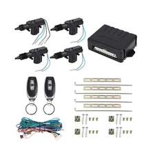 X AUTOHAUX 4 Doors Central Lock Locking System Car Keyless Entry Kit with Act...