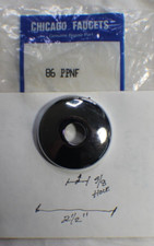Pack of 13 CHICAGO FAUCETS 86-PPNF 5/8" x 2.5" Chromed Pipe Covers