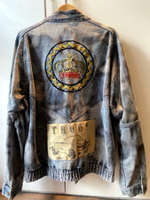 Troop "crown" Denim Jacket Size Medium Vintage 1990's Rare - Unisex