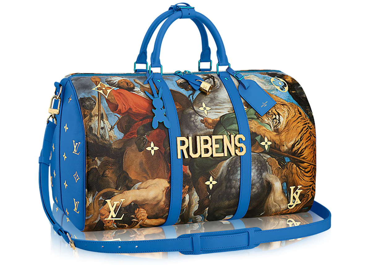 Louis Vuitton Keepall Bandouliere 50 Masters Jeff Koons Rubens Louis Vuitton Keepall Bandouliere 50 Masters Jeff Koons Rubens