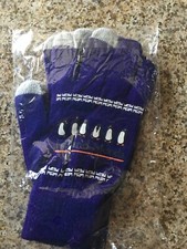 Falkland Islands Purple Mittens / Gloves - Penguins - Knit - NEW w/ Tags