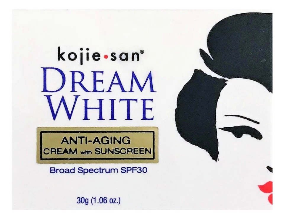 KOJIESAN 100% Genuine Kojie San DREAMWHITE Anti-Aging Face Cream with Sunscreen SPF30 30g