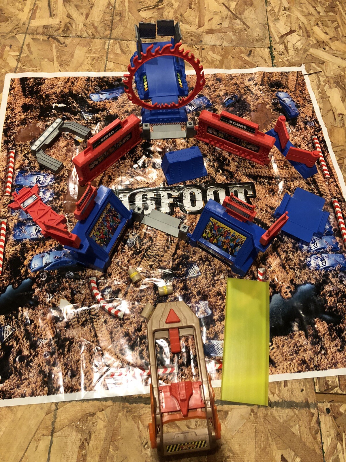 VINTAGE MONSTER JAM PARTS ACCESSORIES FOR Bigfoot Playset eBay