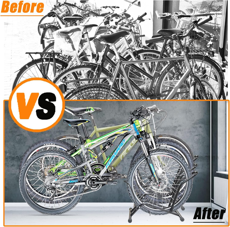 Bike Stand Floor Bike Rack Garage Bicycle Stands for Storage Indoor