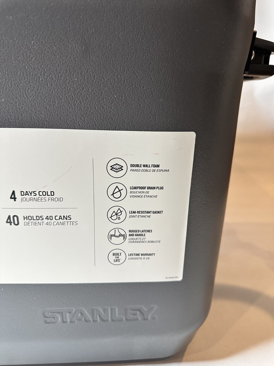 Stanley Adventure Series Outdoor Cooler Cold 4 Days 30qt /28.3
