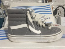 Vans Sk8-Hi Canvas Frost Grey Size 4Y Youth / Size 5.5 Women