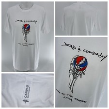 Dead And Company Sphere Las Vegas 2024 T-Shirt L Men White Cotton YGI T4-21