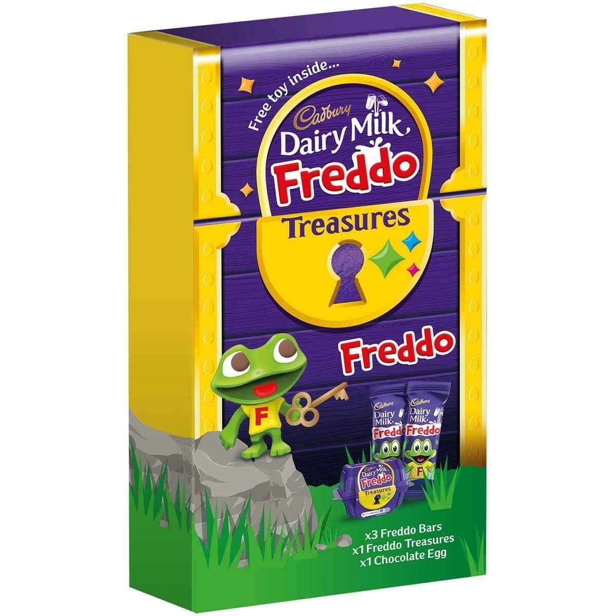 freddo easter egg with toy