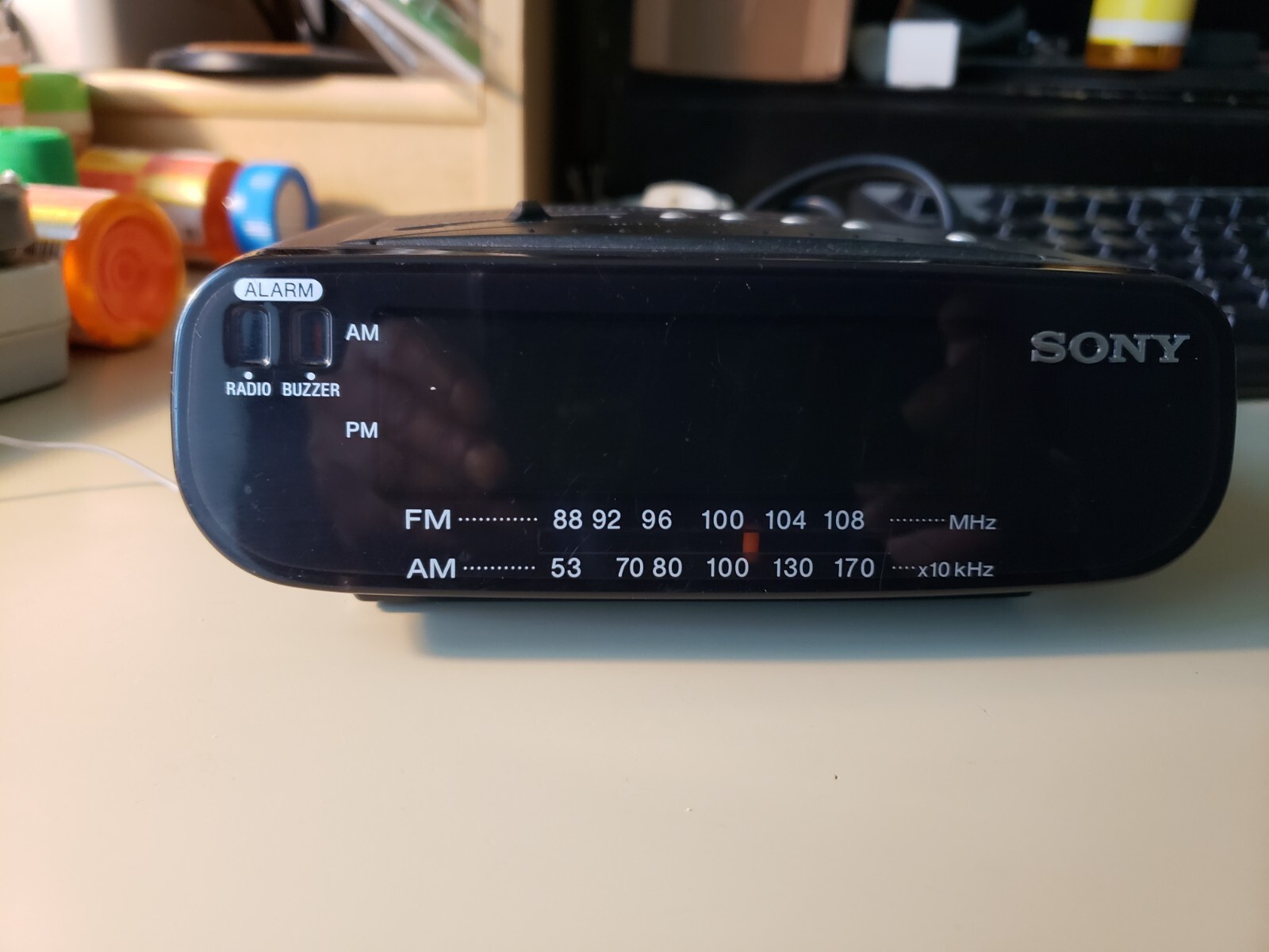 Sony Dream Machine AM/FM Dual Alarm Digital Clock Radio Model ICF