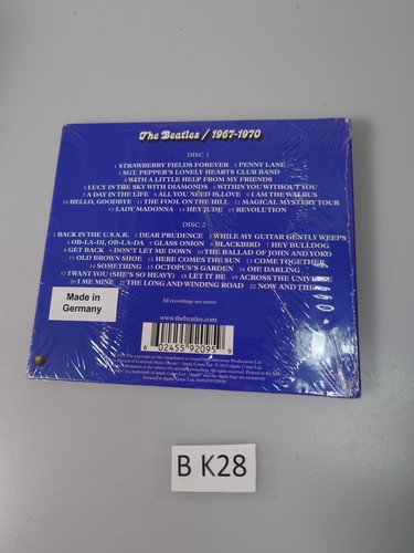 The Beatles 1967-1970, inkl. Single Now & Then (Blue Album 2 CDs) NEU! OVP - Bild 3 von 3