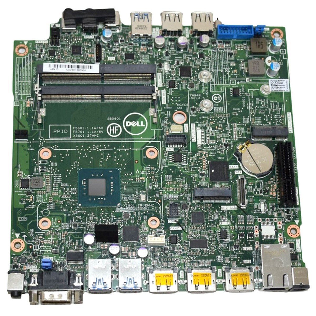 2020年製 テンキー Core i5 SSD256GB DELL VV7 Dell Wyse 5070 Thin Client Motherboard | Intel Pentium J5005 DDR4