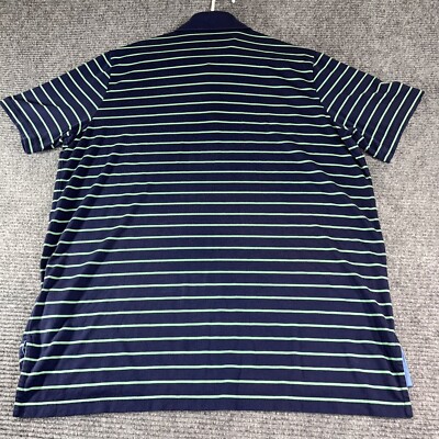 Ralph Lauren Polo Golf men's XL blue green striped short sleeve