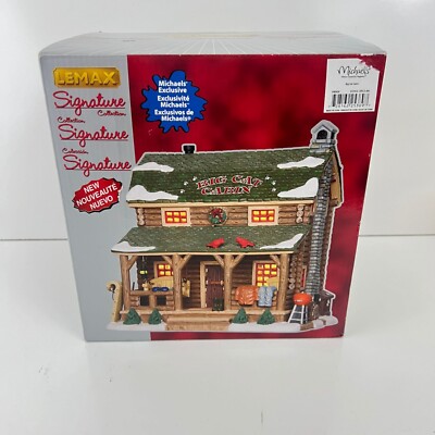 Lemax - Big Cat Cabin - Christmas Village Decoration 2012 Rare/Retired