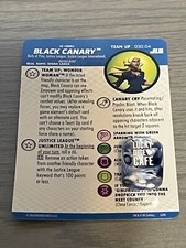 DC Heroclix Justice League Unlimited 030.04 Black Canary Team Up Card