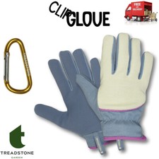 Clip Gloves Ladies Comfort Grip Stretch Fit Gardening Weeding Sowing Size Medium