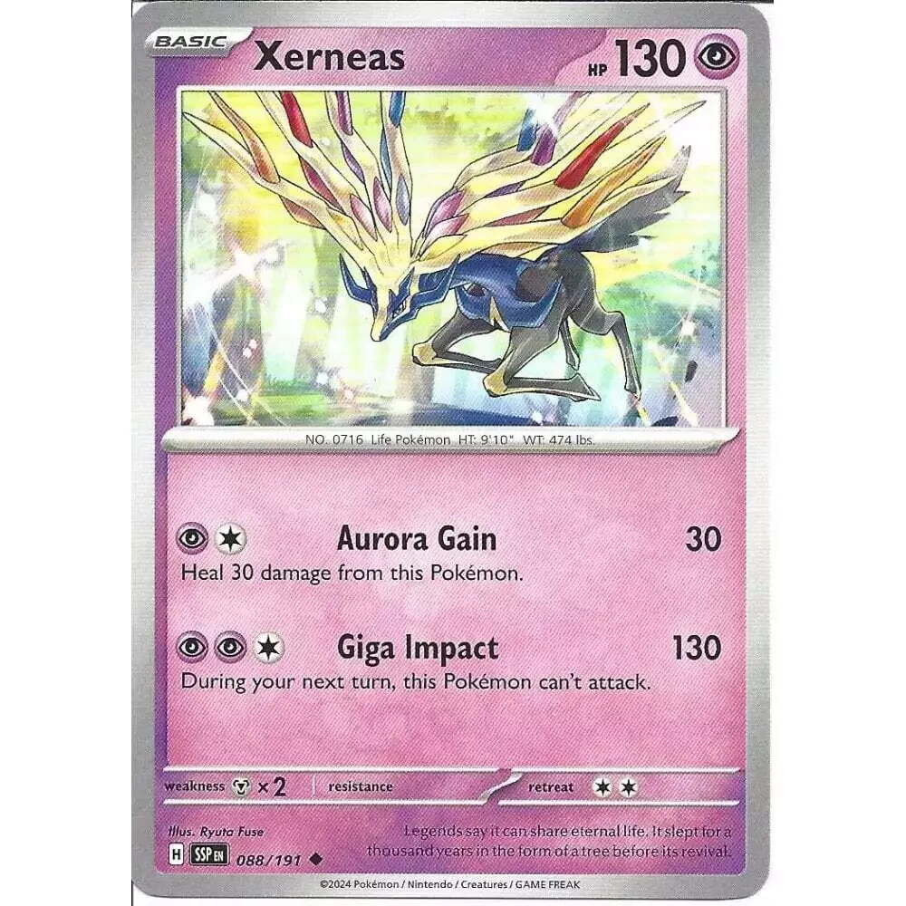 POKEMON TCG - XERNEAS 88/191 - SURGING SPARKS
