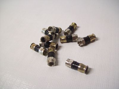 Lot of 50 ~ ~ ~ COMPRESSION COAX CABLE CONNECTORS EX59PLUS