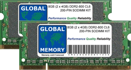 Barrette RAM PNY 2 Go DDR2 PC2-6400 (800 MHz) - Non ECC 240 Broches - Réf 64B0QJTHE-HS