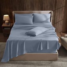 Extra Deep Pocket Sheet Sets Luxury Soft 6 Piece Bed Sheet Set Fits Mattress