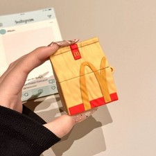 Mcdonalds Earphone Case For Apple Airpods 4,3,2,1 Shockproof Soft Cover