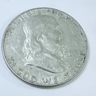 1961-D Franklin Half Dollar 90% Silver - Circulated Coin #7568