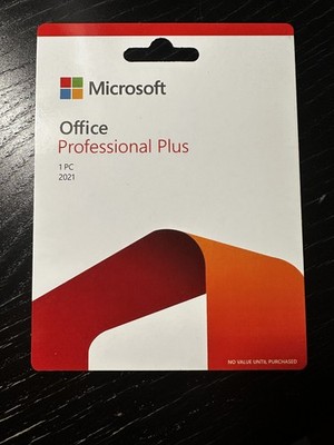 Microsoft Office Pro Plus 2021 Lifetime 1 PC Genuine Retail 