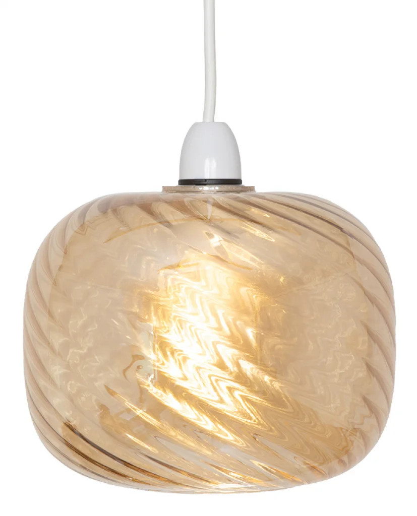 Lampshade Orange Jesmond Glass Amber Shade Only Oaks Lighting 9432 NE AM