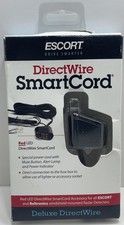 Escort Radar Detector DirectWire SmartCord Red LED Brand New Sealed