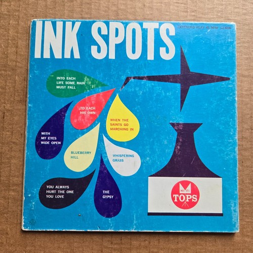 INK SPOTS With My Eyes Wide Open NUR PLATTE 1 fehlende 2. 45 7" Vinyl Schallplatten - Bild 2 von 5