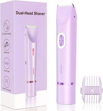 Bikini Trimmer for Women, Dermave Bikini Shaver, Dual Head Shaver P... Fast Ship