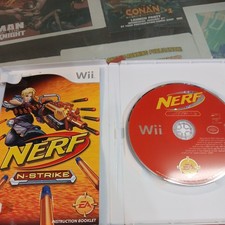 NERF: N-STRIKE (Nintendo Wii, 2008) Complete With Manual