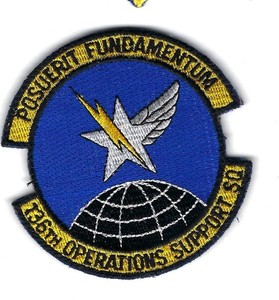 PATCH  USAF 136TH OPERATIONS SUPPORT SQ TEXAS AIR GUARD