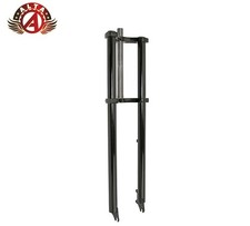ALTA Triple Tree Fat Bicycle Fork, 1" (25.4mm) Aluminum Crown Disk Brake BLACK.